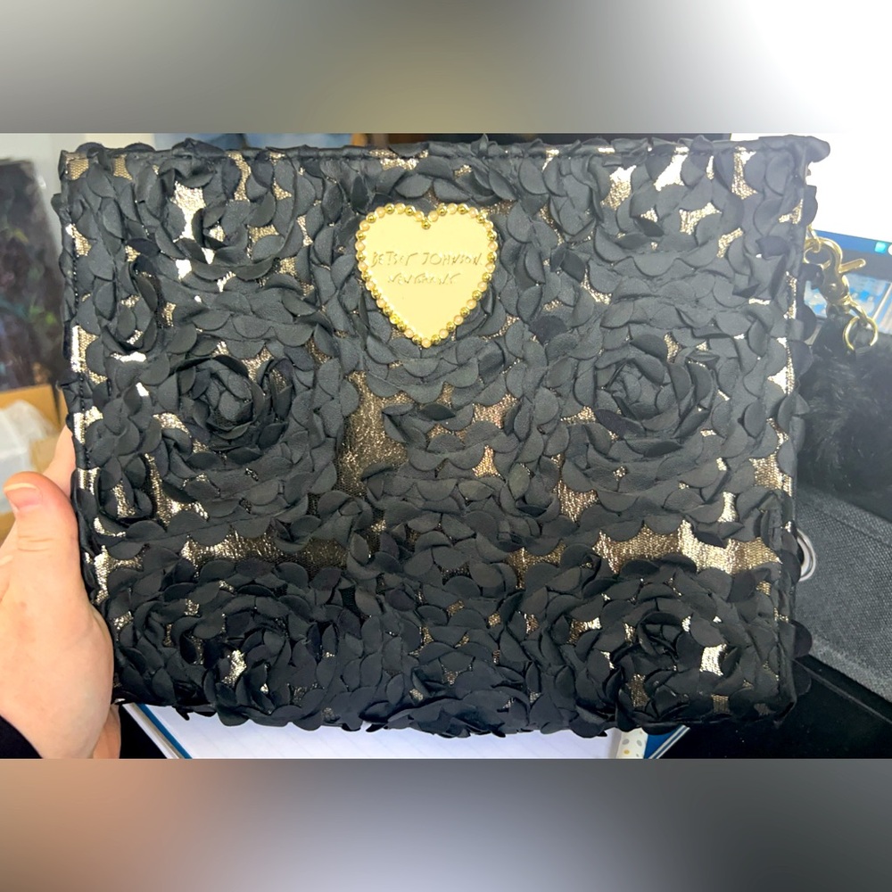 Betsey Johnson wristlet bag
